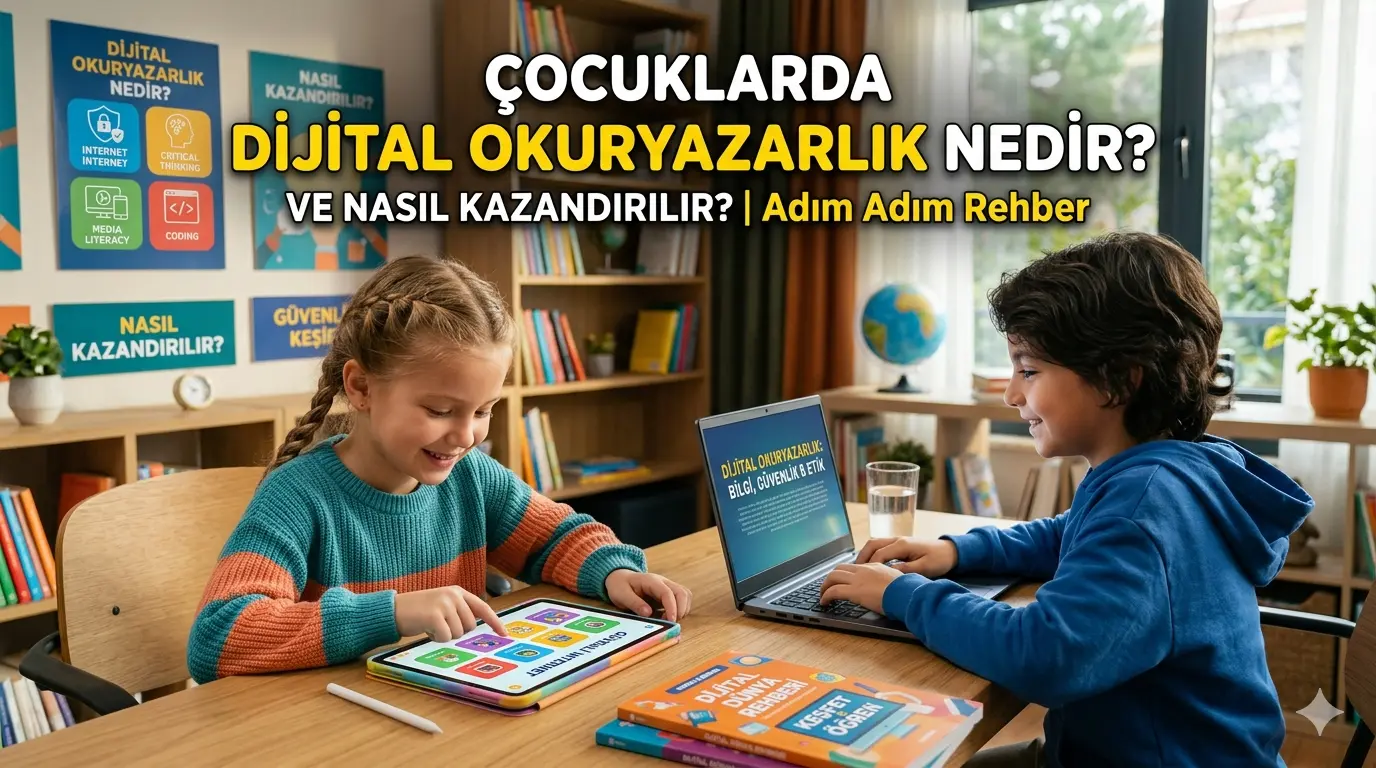 Çocuklarda Dijital Okuryazarlık Nedir ve Nasıl Kazandırılır?