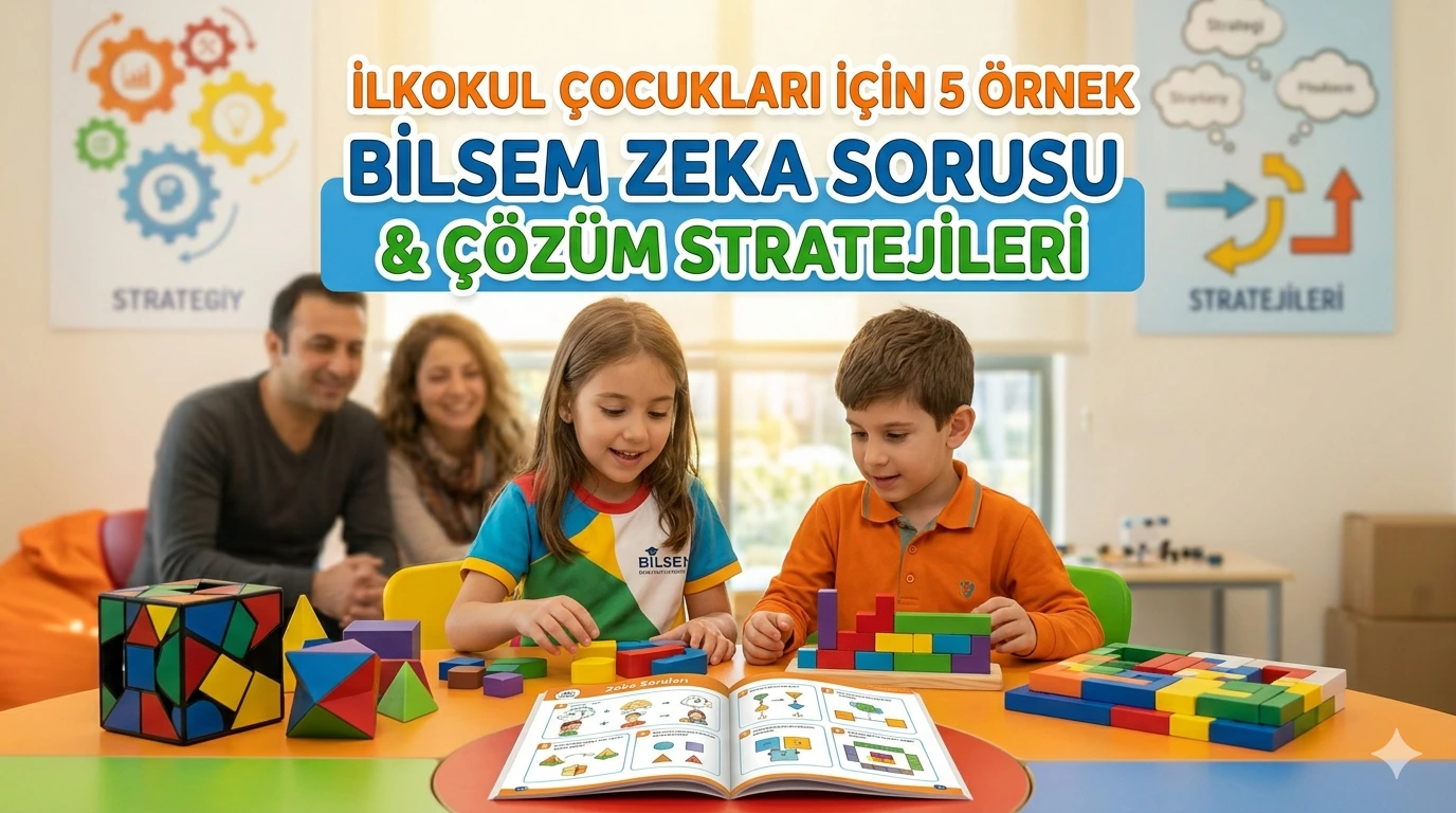 İlkokul Çocukları İçin 5 Örnek BİLSEM Zeka Sorusu ve Çözüm Stratejileri