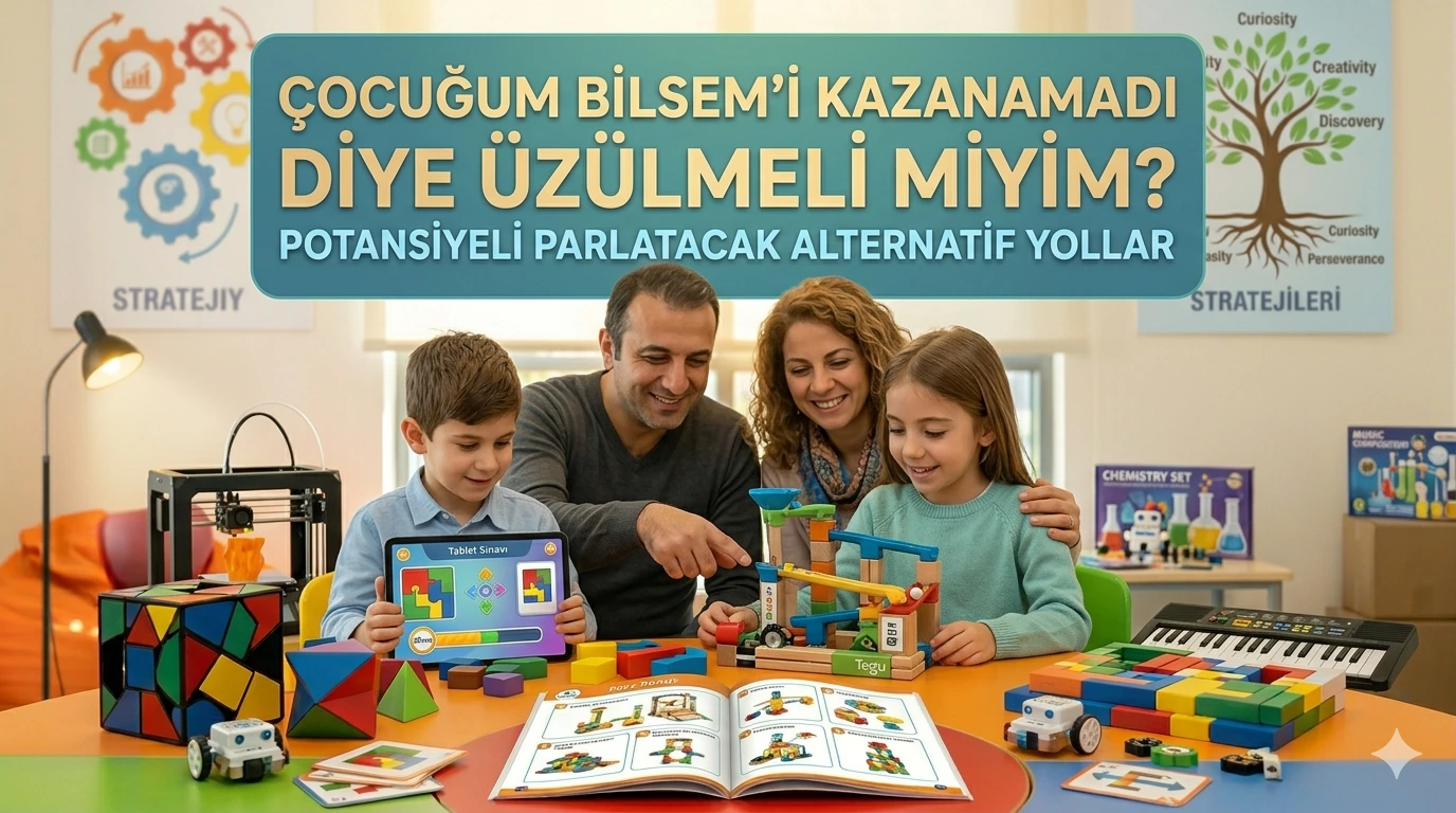 Çocuğunuz BİLSEM’i Kazanamadı Diye Üzülmeliyin Potansiyeli Parlatacak Alternatif Yollar