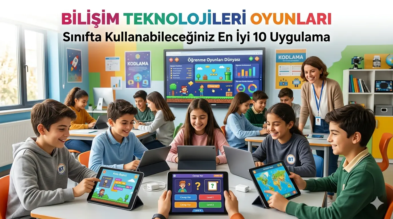 Bilişim Teknolojileri Oyunları: Sınıfta Kullanabileceğiniz En İyi 10 Uygulama