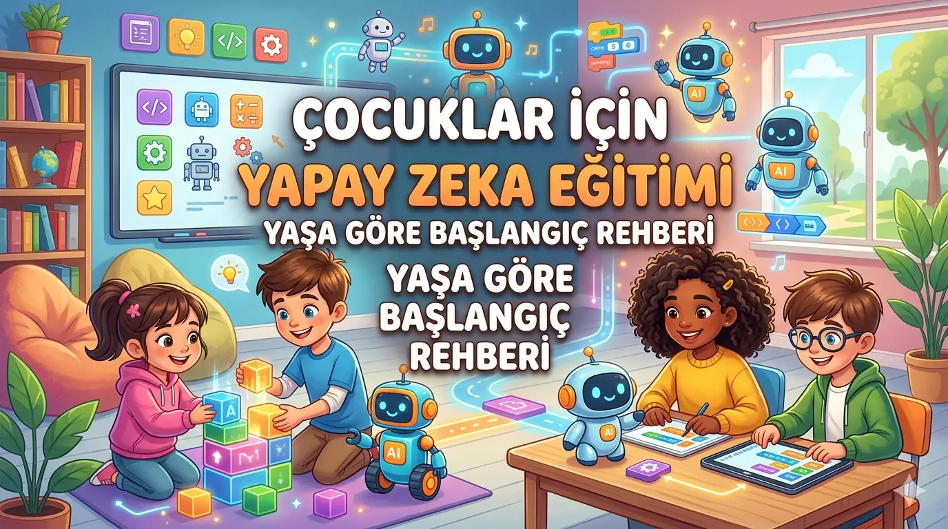 Çocuklar İçin Yapay Zeka Eğitimi Nedir? Yaşa Göre Başlangıç Rehberi