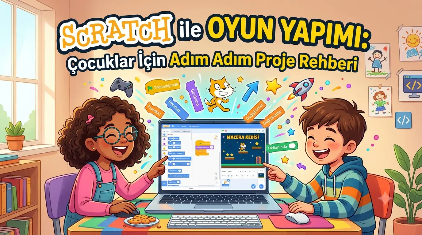 Scratch ile Oyun Yapımı: Çocuklar İçin Adım Adım Proje Rehberi